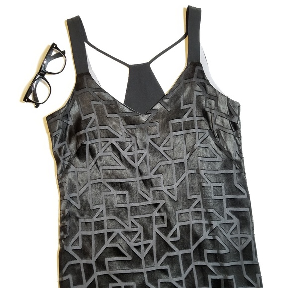 NWT Alice & Trixie Kennedy Silk Geo Shift Dress - Picture 1 of 8